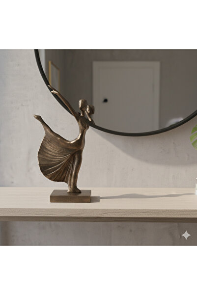 İki Cadı Tasarım Balerin Modern Heykel Polyester Dekoratif Obje