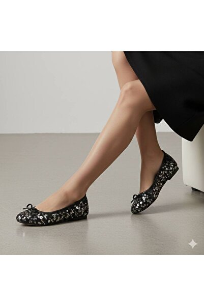 Esil Moda Kadın günlük babet pullu kumaş