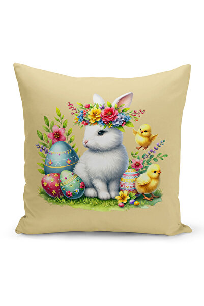 Bertille Home Spring Series Double-Sided Digital Printed Throw Pillow Cover (...