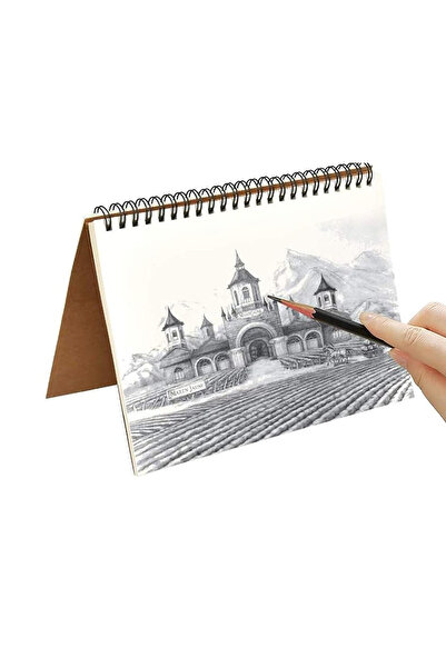 Limmy Caiet de schițe format A5, 160 gr, cu spirală laterală, pentru desen cu...