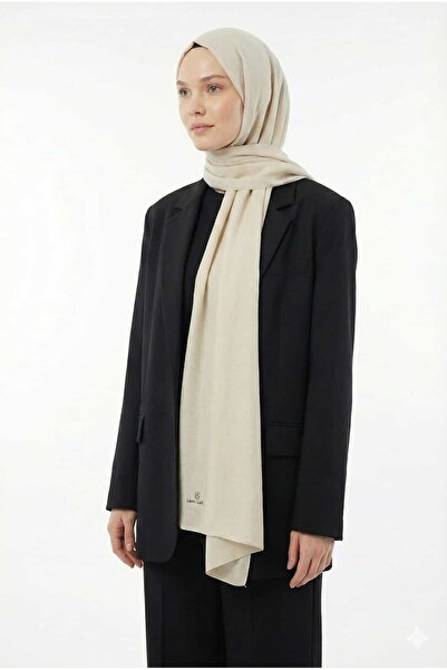 lavinscarfs Lavin Scarfs Daily Collection Viscose Shawl Cream