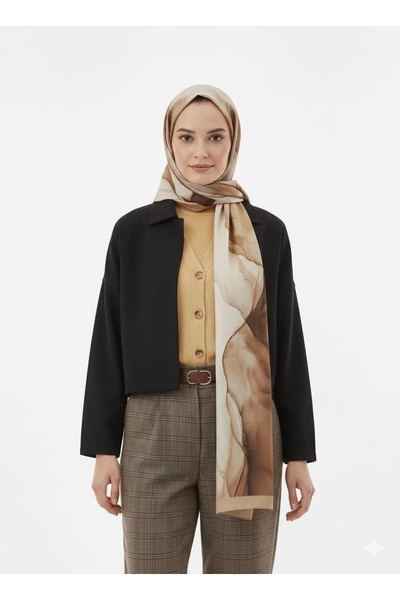 lavinscarfs Lavin Scarfs Degrade Motion Collection Viscose Shawl Sand