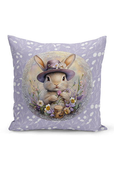 Bertille Home Husă de pernă cu imprimare digitală pe două fețe, seria Spring ...