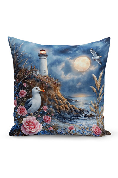 Bertille Home Husă de pernă cu imprimare digitală pe două fețe, seria Spring ...