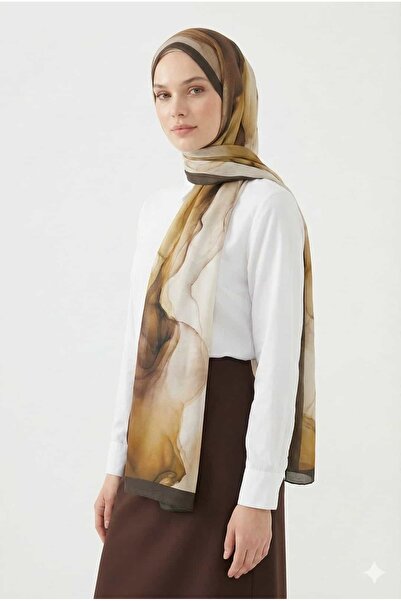 lavinscarfs Lavin Scarfs Degrade Motion Collection Viscose Shawl Khaki