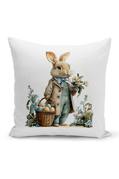 Bertille Home Ανοιξιάτικη Σειρά Κάλυμμα Μαξιλαριού Διπλής Όψης με Ψηφιακή Εκτ...