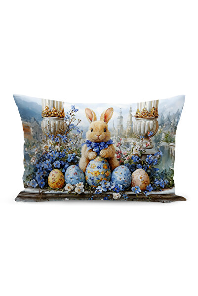 Bertille Home Ανοιξιάτικη Σειρά Κάλυμμα Μαξιλαριού Διπλής Όψης με Ψηφιακή Εκτ...