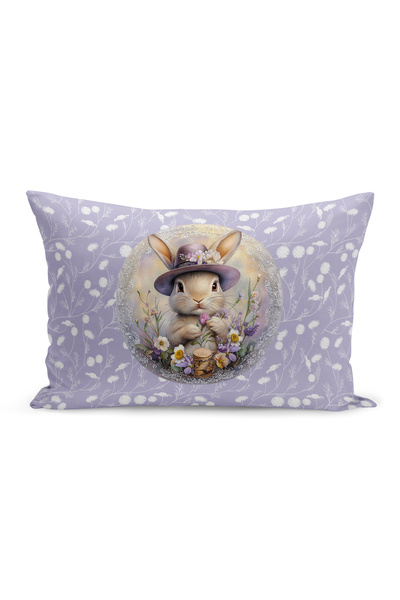 Bertille Home Husă de pernă cu imprimare digitală pe două fețe, seria Spring ...