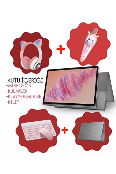 LENOVO Kendinden Standlı Tab Plus 2Ghz 8Gb 11.5inch Tablet+Kalvye ve mouse+ku...