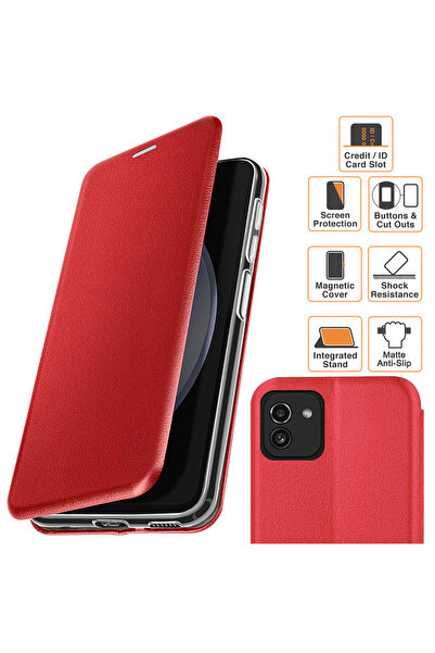 Gekko Mobile » FlipBook for Samsung Galaxy A03 (A035G), Magnetic closure, Car...