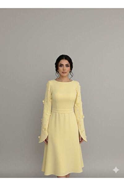 4LINA Yellow evening dress