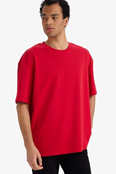 DeFacto Μπλουζάκι που αναπνέει oversized X3926AZ26SP