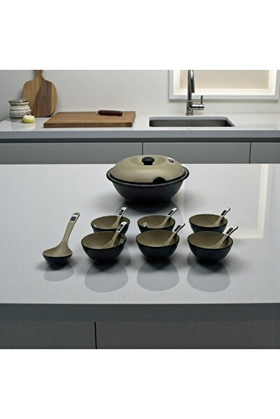 AR HOME 15 Pcs Melamine Soup Set-6 Person
