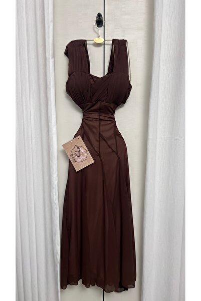 CONTENU Soft mid-cut dress