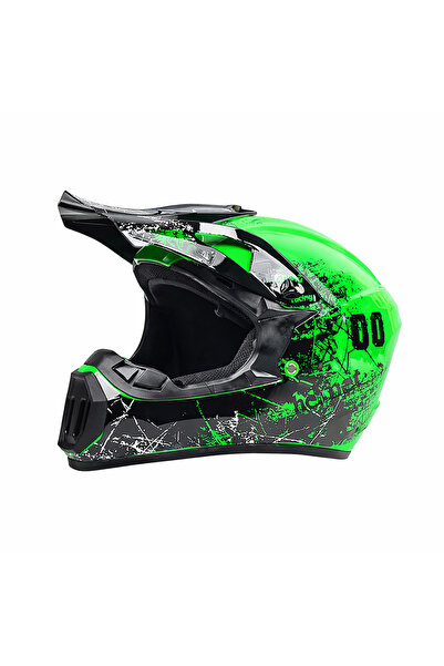 FIXATO Cască Moto/Enduro, Interior Confortabil, pentru Motociclete, Cross, En...