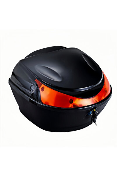 FIXATO Cutie de bagaje pentru motocicletă/scuter, 28x28x20 cm, FIXATO, cu che...