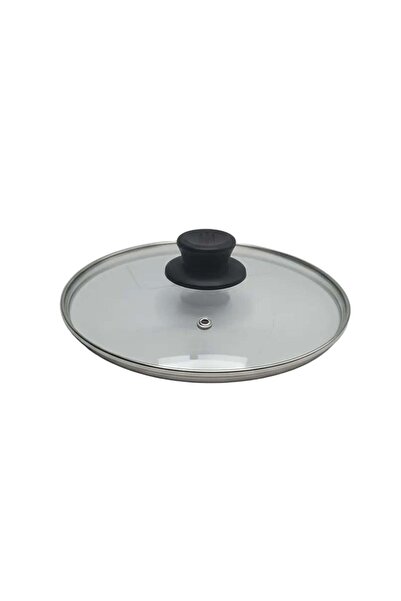 China Transparent Glass Pot Lid with Heat-Resistant Handle 22 cm