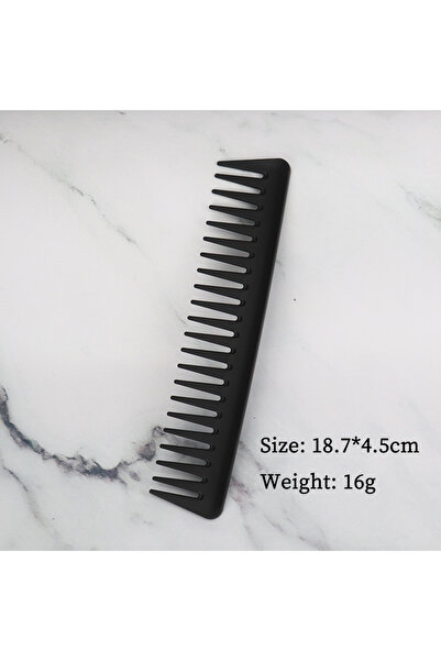 Choice Black DuoCaiKCS 1pcs Resin Wide Tooth Curly Hair Salon Hairdressing Co...