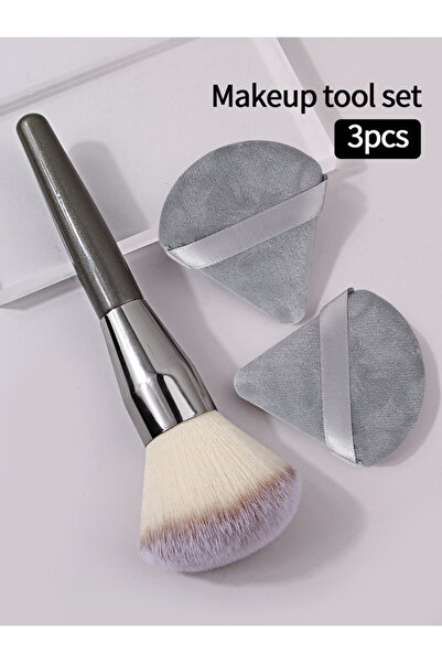 Choice GRAY Extra-large loose powder blush brush, professional makeup brush, ...