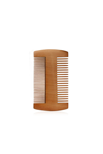 Choice Wood color Professional Antistatic Natural Wooden Beard Comb Fine Teet...