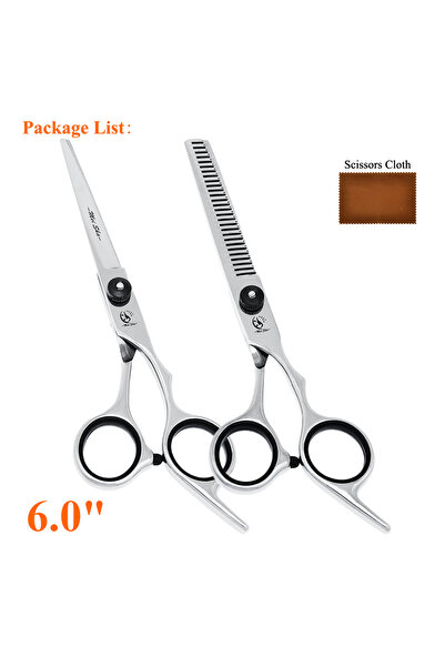 Choice5 مقص تصفيف الشعر ميشا A0043A-02-60، مقاس 6 بوصات، مصنوع من الفولاذ الم...