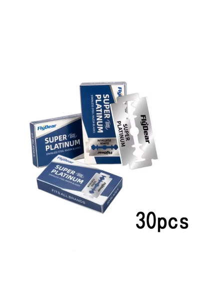 Choice3 30/90/180 قطعة من شفرات الحلاقة المصنوعة من الفولاذ المقاوم للصدأ، مت...