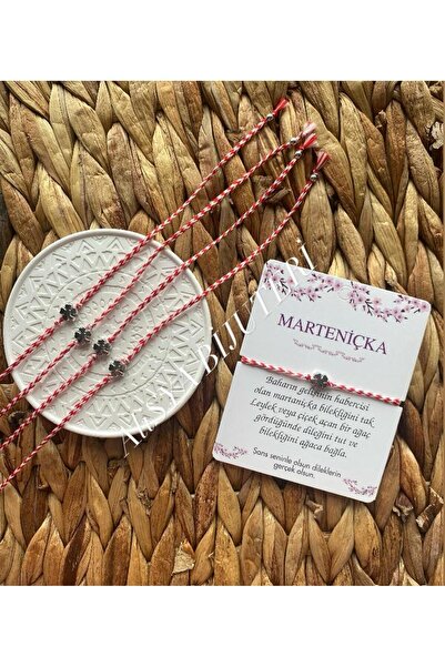 urgela Marteniçka Silver Clover 5-Piece Lucky Bracelet