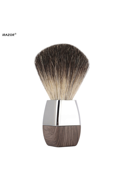 Choice Badger brush iRAZOR Honey Pure Badger Hair Shaving Brush Hand-Crafted ...