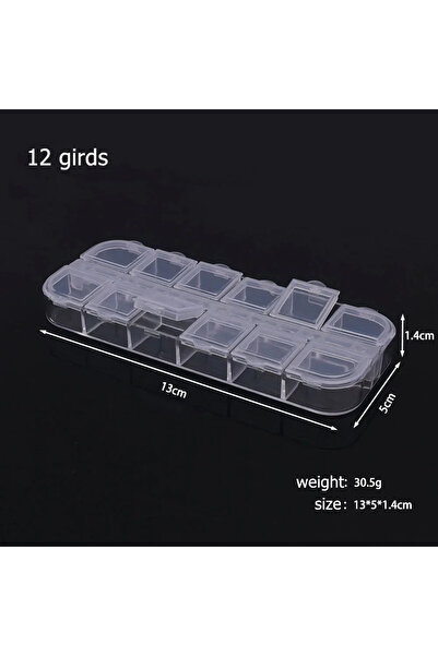 Choice 12 girds seprately 6–32 Compartment Plastic Storage Organizer Box for ...
