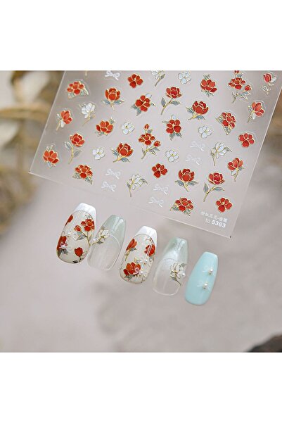 Choice 1pcs Gold Leaf White Flower Bouquet Floral Petal Tulip Bloom Charming ...