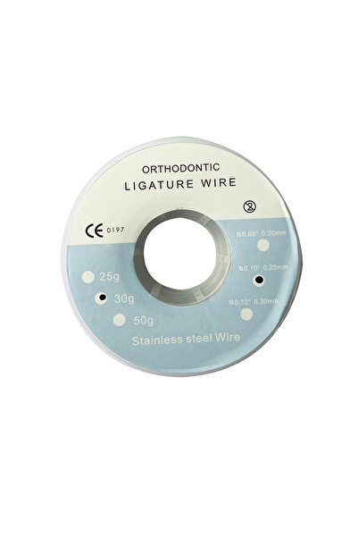 Choice1 30-010-25 AG Roll سلك ربط تقويم الأسنان من الفولاذ المقاوم للصدأ، دائ...