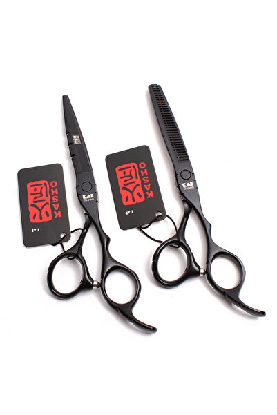 Choice14 مقص شعر احترافي مستقيم من الفولاذ المقاوم للصدأ H1010 Hei D 5.5N، حا...