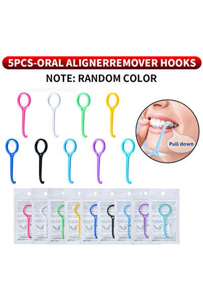 choice2 5 قطع 30/10/5/1 قطعة - أداة استخراج تقويم الأسنان الشفاف - خطاف استخر...