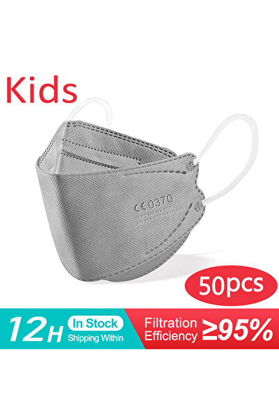 Choice Kid-50PCS Gray mascarillas fpp2 niños CE FFP2 face Masks Children KN95...