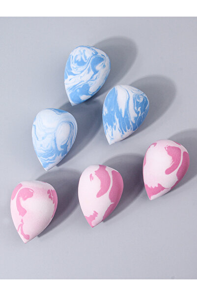 Choice Multicolor 6PCS Ombre Multi-Use Makeup Sponges - Professional Face Ble...