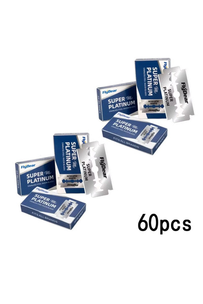 Choice4 ٦٠ قطعة أو ٣٠/١٨٠ قطعة من شفرات الحلاقة ذات الحدين، شفرات حلاقة آمنة ...