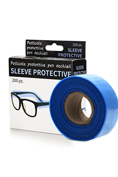 Choice blue 200pcs Salon Glasses Leg Sleeves Cover Pro Barber Dying Coloring ...