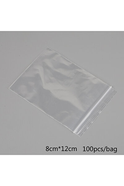 Choice 100pcs 8cm x12cm 100pcs/bag 5*7/6*8/7*10/8*12/10*15/12*17cm Zipped Loc...