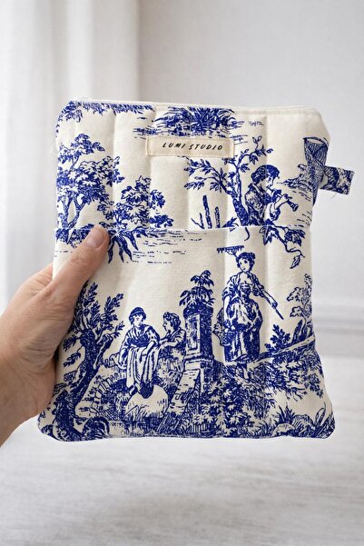 lumi Studio Mavi Fransız Köylüleri Kitap Kılıfı, Organizer, Ajanda, Defter Kı...