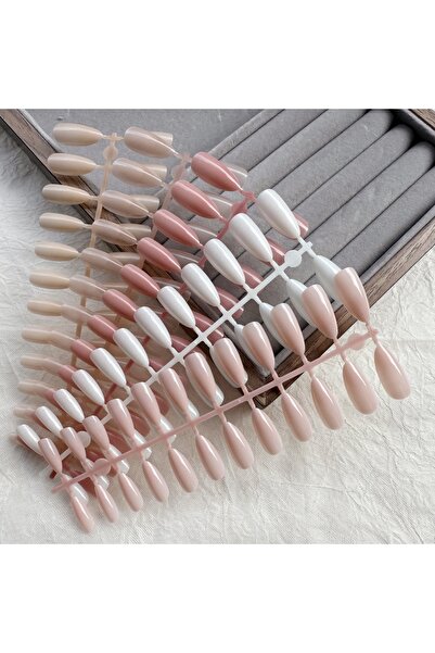 Choice 11-15 5colors 120PCS Black Fake Nails, Press On Nails With Simple Desi...