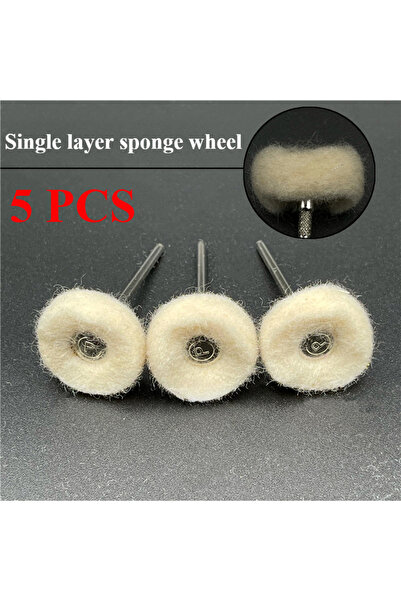 Choice1 5 PCS Sponge wheel 5PCS Polishing Buffing Wheel Set,Wool Felt Cotton ...