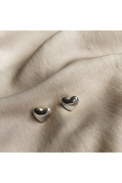 Choice DG4161 Small Cute Heart Stainless Steel Stud Earrings Golden Jewelry A...