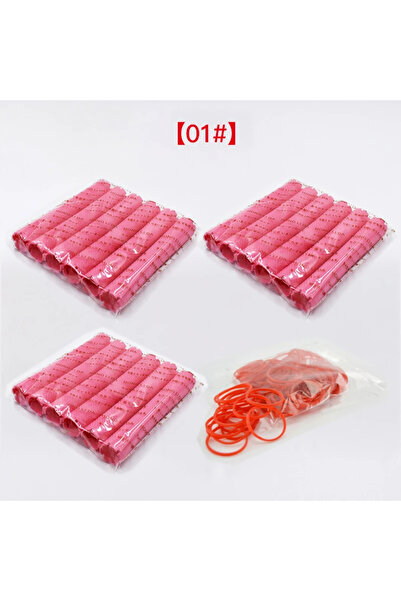 Choice 2.6cm(18pcs) 18pcs/set Extra Long Hair Rollers with Bands Cold Perm Ro...