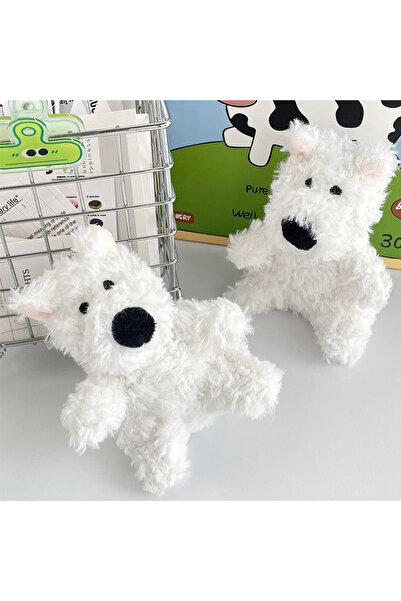 Choice 2Pcs ZAKOL Cute West Highlands Plush Doll Keychain Puppy Cartoon kawai...
