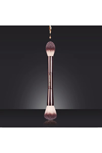 Choice Brown HOURGLASS Professional Dual Head Makeup Brush - 2-in-1 Flat Top ...