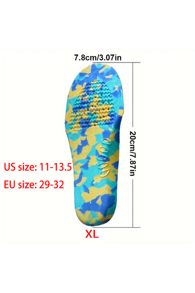 Choice4 مقاس XL (20 سم) نعال تقويمية للأطفال من 3 إلى 12 سنة، لتصحيح القدم ال...