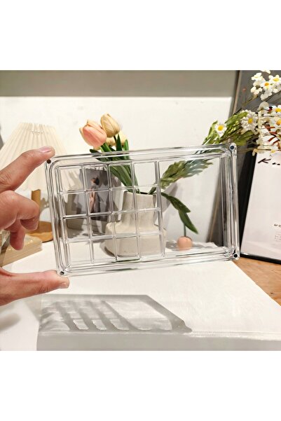 Choice 17 Grids Acrylic Magnetic Seashell Display Box wtih Photo Frame 17 Gri...