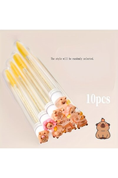 Choice 10pcs Mixed styles 10pcs per pack Eyelash Extension Brushes -Cute Kapi...