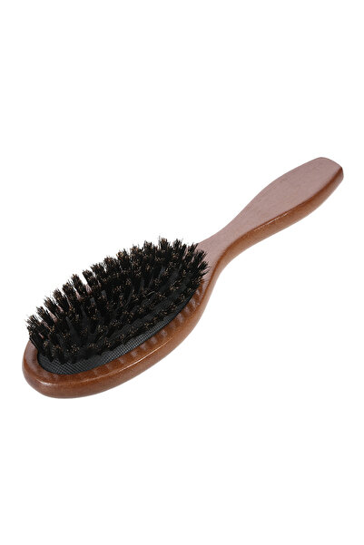 Choice color as show Natural Boar Hair Brush Comb Oval Anti-static Paddle Hai...
