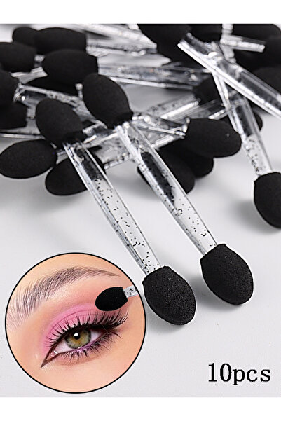 Choice YYL04 10pcs Nail Art Brush Double Sided Chrome Pink black Multifunctio...